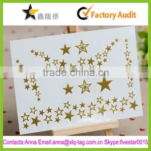2015 Hot Sale Popular Professional Custom Gold Foil Flash Tattoo thumbnail-1