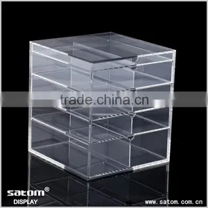 Classical Hot Selling Clear Acrylic Makeup Organizer Box Drawers thumbnail-2