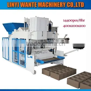 WT10-15 Automatic Concrete Hollow Block Making Machine Mobile Block Machine thumbnail-1