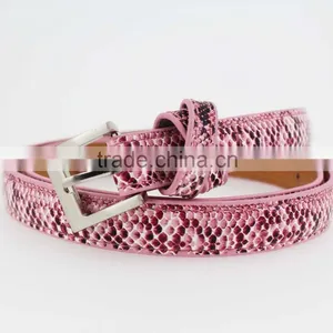 Women's Casual Belt With Fuax PU Leather and Small Silver Buckle thumbnail-3