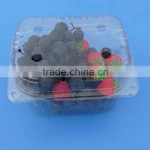 High Quality Disposable Clamshell Blister Plastic Packaging Container Punnet 1500 Gram thumbnail-6