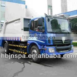 FOTON Large-capacity 10 TON Garbage Compactor Truck for Sale thumbnail-1