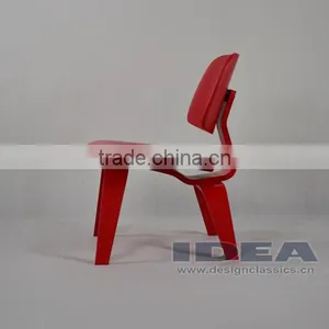 Replica Charles Plywood Lounge Chair - Red Color thumbnail-3