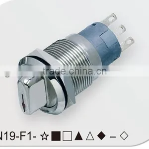Arrow Illuminated Knob Stainless Stell 19mm Push Button Switch thumbnail-1