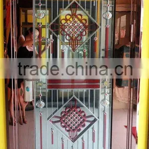 Stainless Steel Security Door,rntrance Door,Chinese Knot Style thumbnail-1