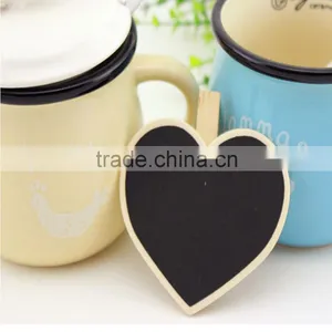 Mini Wooden Clip With Decoration Wooden Chalk Boards thumbnail-3