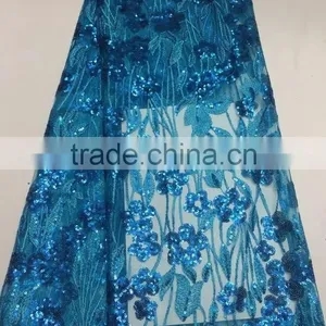 CL60070 Top Grade Quality Fashionable Net Emboridery Lace With Sequins,french Lace Fabric Dress Fabric thumbnail-6