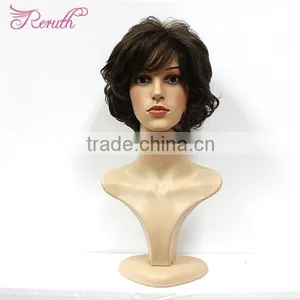 Fashion Shoulder Length Ombre Synthetic Full Lace Wigs, Party Wig thumbnail-1