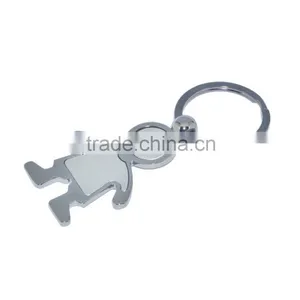 Girl Shape Keychain Metal Keychain With Custom Logo (printing & Laser) thumbnail-2