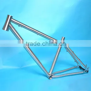 High Quality Titanium Mountain Bike Frame Bicycle Titanium Frame MTB thumbnail-1