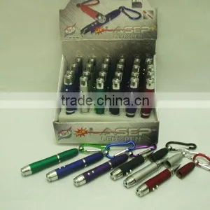 2 IN 1 Laser Led Pen With Keychain thumbnail-1
