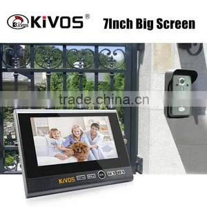7" Home Security Camera Monitor IR Night Vision PIR Intercom Doorbell Wireless Video Door Phone thumbnail-5