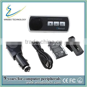 Hot Sales Cheap Handsfree Bluetooth Car Kit Hands Free Bluetooth Speaker Fixed on Sun Visor Clip Car Electronics Speakerphone thumbnail-5