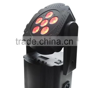 High Quality 6*Tri-3W LED Rechargable Battery Operated RGB Par Cans thumbnail-2
