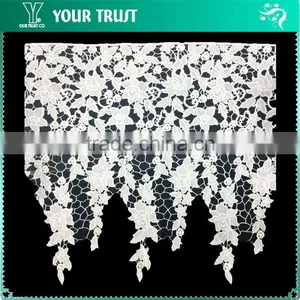Width 58 Centimeter White Dot Flower Polyester Trimming Lace Dresses thumbnail-2