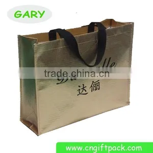 Metallic Non Woven Bag Big Size Shopping Bag Gold thumbnail-3