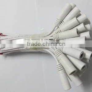 White DC Female Plug dc Power Supply Plug thumbnail-1