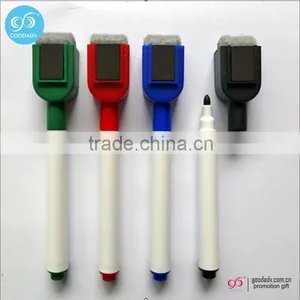 OEM Logo Custom Printed Black Ink Washable Markers Magnetic Erasable Pen thumbnail-3