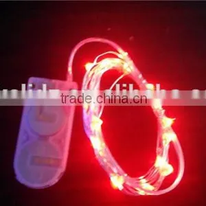 LED Red Copper Wire Light String thumbnail-4