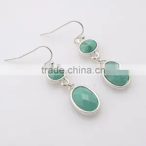Hot Sale Cheapest Bulk Green Resin Ruby Series Statement Jewelry Set Supplier's Choice thumbnail-3