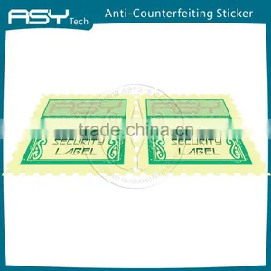 Texture Watermark Fiber Security Label thumbnail-1
