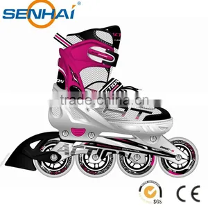 Senhai Inline Roller Skate Skate Board Shoes Skating Sport Shoes With 3 Color Optionals and Stopper On the Right Foot thumbnail-1