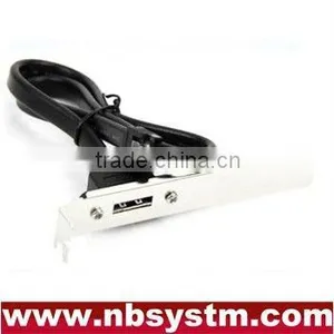 Single Port ESATA to ESATA Bracket Cable With Shield Braiding 50cm,for Desktop thumbnail-1