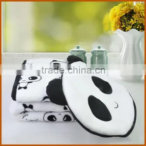 100% Polyester Wholesale China Panda Print Blanket thumbnail-2