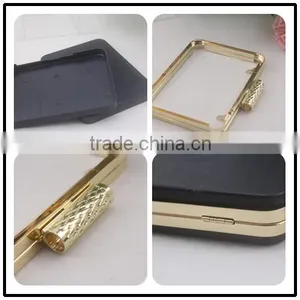 Shiny Light Gold Box Purse Frame ,bag Clutch Frame With Shells thumbnail-6
