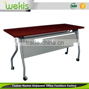 Good Quality Hot Design Luxury Square Folding Table With Wheel thumbnail-4