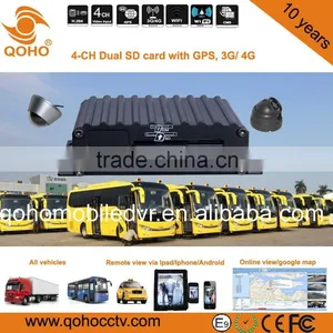 SD Storage 4-Channel Dual MDVR With Built-in GPS, 3G / 4G thumbnail-3