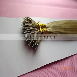 Wholesale Hair Russian Nano Ring Wholesale Hair Extension Piano Color Human Hair Weave thumbnail-5