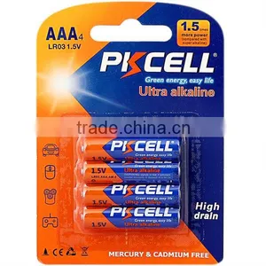 PKCELL Aaa Battery 1.5v Lr03 Alkaline Battery Mp3 Players Battery thumbnail-3