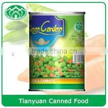New Crop Factory Wholesale Canned Mixed Vegetables Canned Green Peas With Carrots thumbnail-1