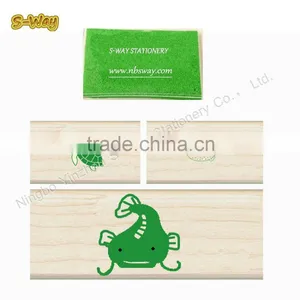 Mini Cartoon Wood Mounted Rubber Stamp Seal Box Kit for DIY thumbnail-5