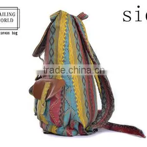 Fashion Laptop Canvas Backpack Bag for Girls thumbnail-3