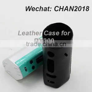 Red or Black RX200 TC Mod Leather Case Antislide Mod Box Leather Skin With High Quality thumbnail-3