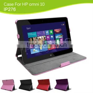 2014 Fashional Case for HP Omni 10 Hot Sale Leather Tablet Case thumbnail-1
