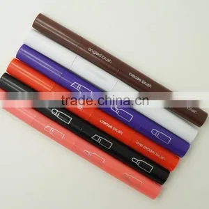 3pcs Stackable Makeup Set Plastic Handle Concealer Eyeshadow Brush thumbnail-3