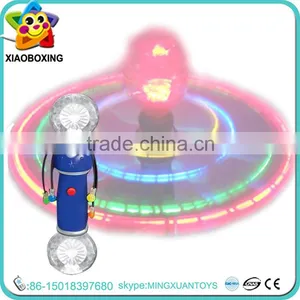 Musical Light Toy/led Flash Light Toy/plastic Rotate Luminous Round Ball thumbnail-3