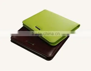 Smooth Surface Leather Business Portfolio With Notepad and Pen Holder thumbnail-1