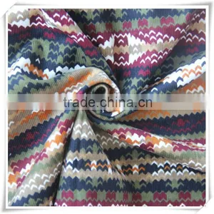 Fashion Cotton Printed Corduroy Fabric thumbnail-1