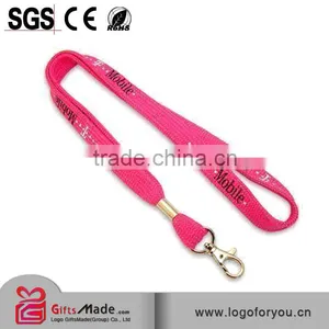Factory Wholesale Custom Woven Round Cord Lanyard thumbnail-6