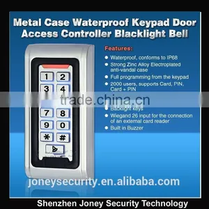 Standalone RFID Door Access Keypad RFID Access Control With IP68 Waterproof (CE FCC Rohs) thumbnail-1