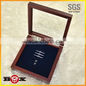 High Quality Transparent Funky Window Mdf Wooden Watch Box thumbnail-1