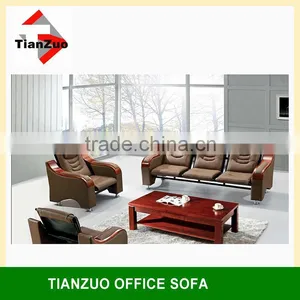 Fashionable Modern Leather Office Sofa Witn Wood Frame(TZ-B45) thumbnail-1