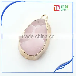 Latest Fashion Wholesale Agate Druzy Pendant for Jewelry thumbnail-4