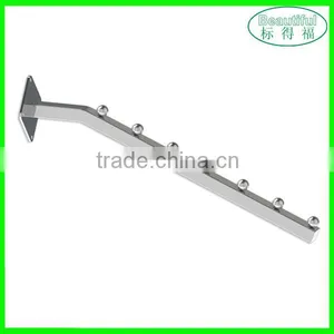 Metal Wall Mount Waterfall Display Hook- Chrome Plated thumbnail-1