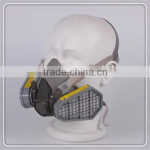 Double Filter Half Face Gas Mask,Half Face Mask Respirators thumbnail-3