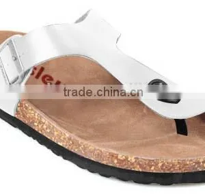 New PU Flat Slippers, Fashion Cork Sole Slippers thumbnail-3
